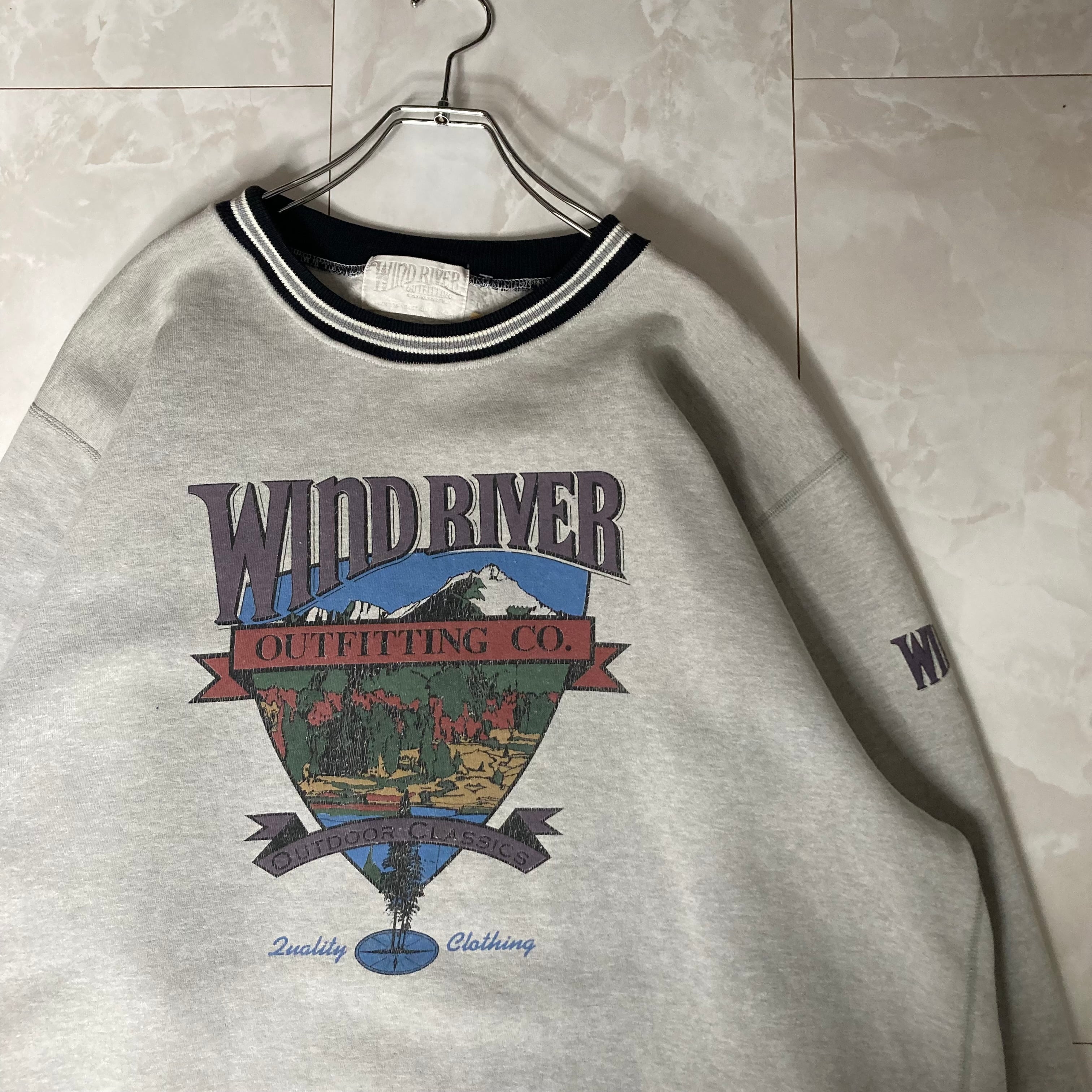 90s】WIND RIVER スウェット 2XL プリント Vintage | 古着屋OLDGREEN