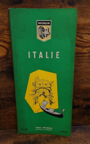 ミシュラン・グリーンガイド　イタリア＜Les GUIDES VERTS MICHELIN ITALIE＞1961年/フランス語