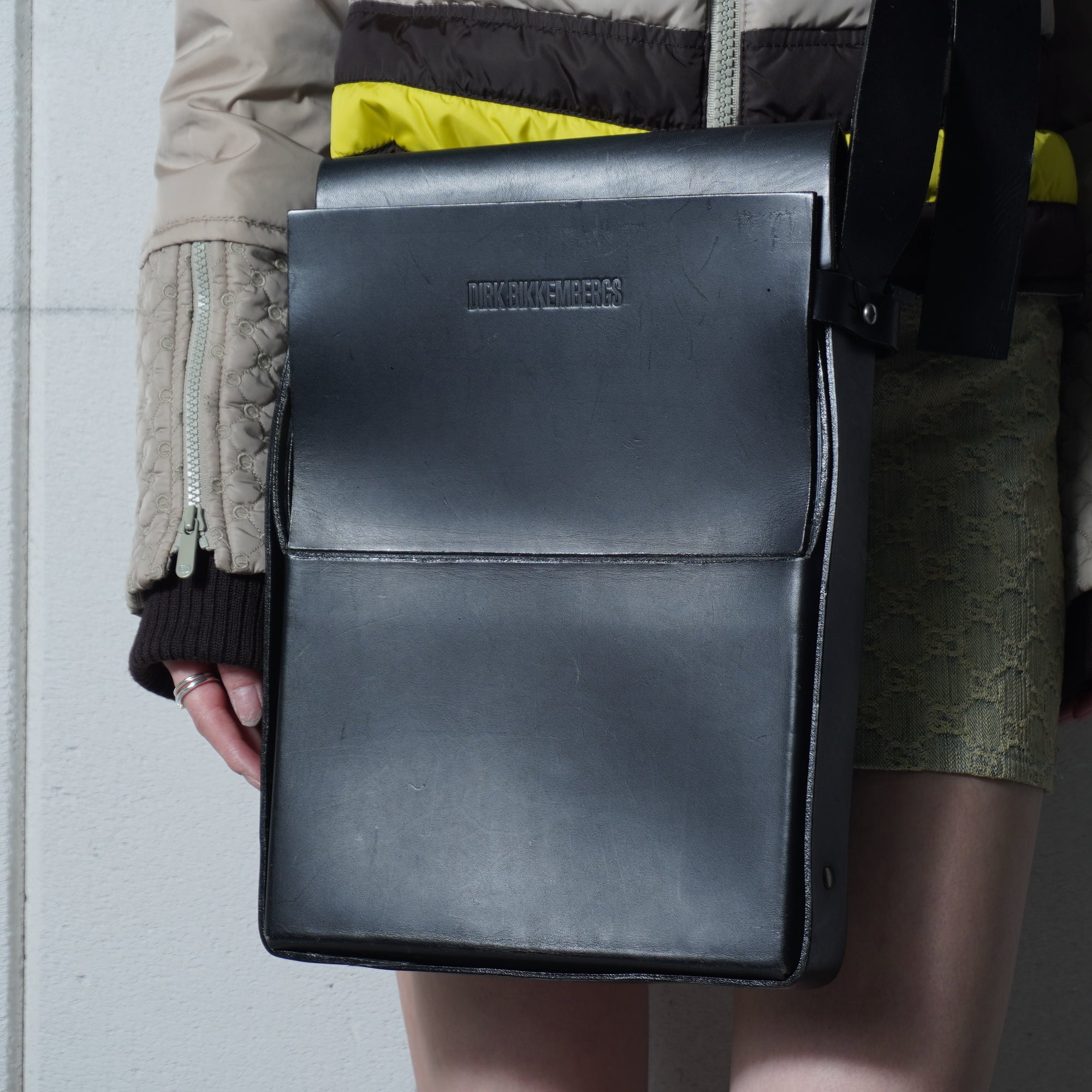 DIRK BIKKEMBERGS ダークビッケンバーグ レザー ショルダーバッグ 