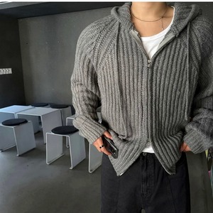 ルーズフィットニットパーカ　1253
