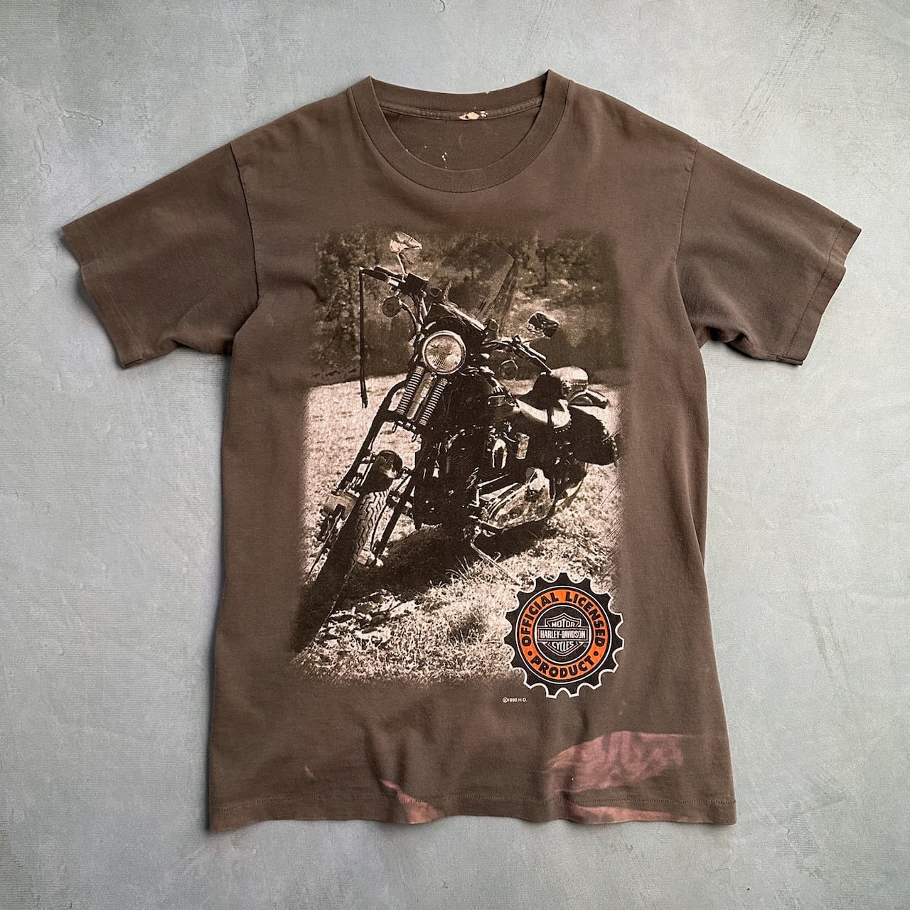 90s HARLEY DAVIDSON ハーレーTシャツ 雰囲気系 カーキ | RUFFY