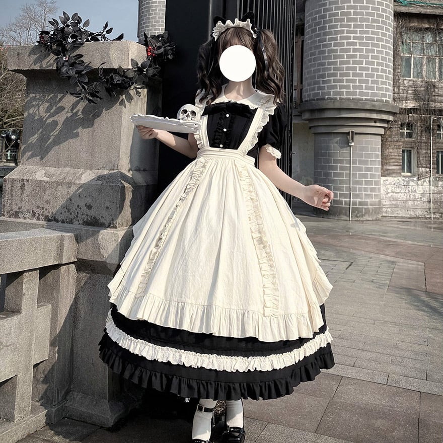 メイド服 ロング丈 クラシカル 英国風 ヴィクトリアン メイド メイド服 ロング丈 クラシカル 英国風 ヴィクトリアン メイド