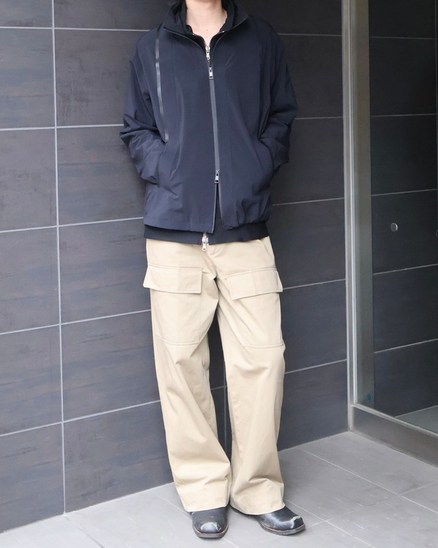【junhashimoto】camouflage double zip blouson
