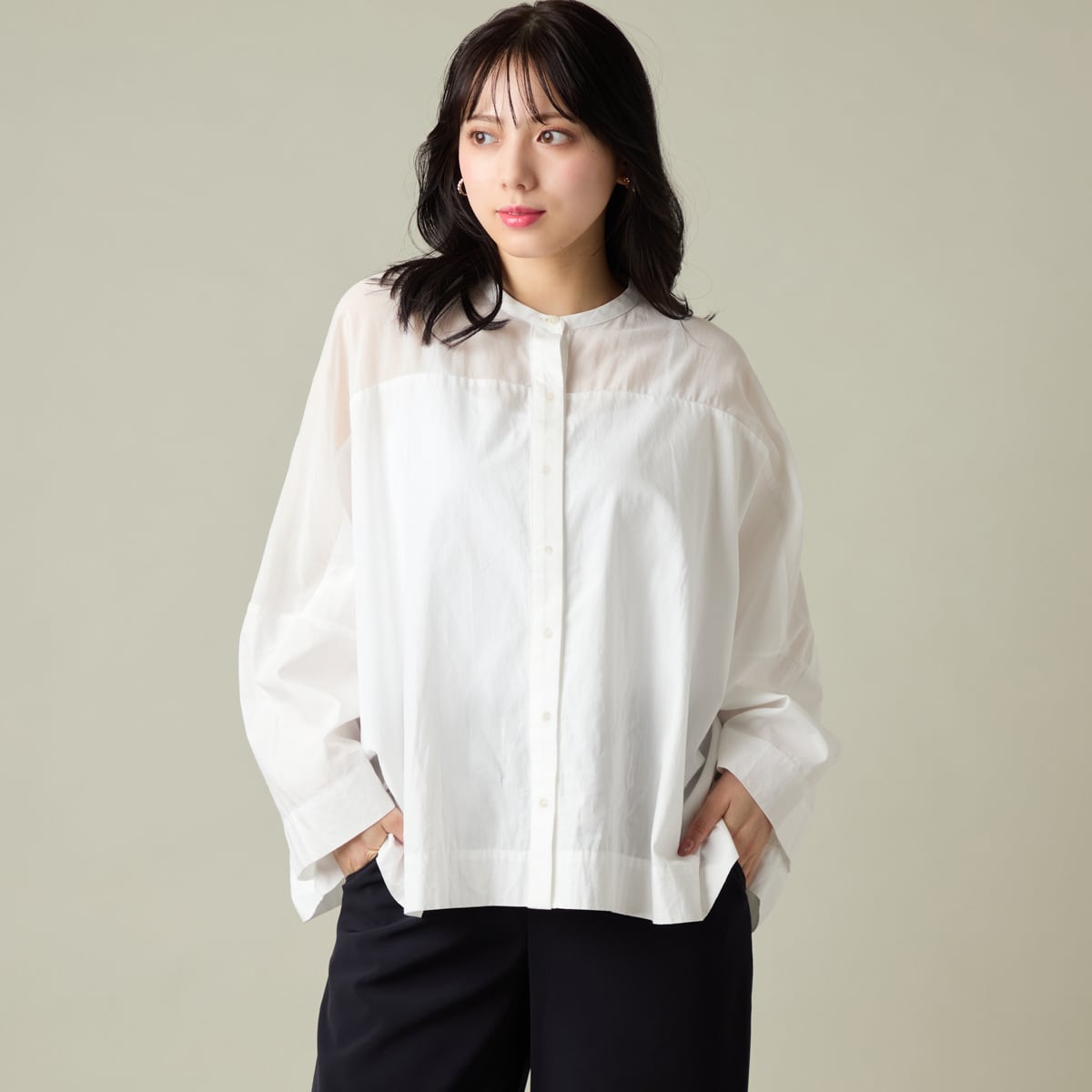 イングリッシュファクトリー レディース シャツ トップス Women's Loose Knit Long Sleeve Top