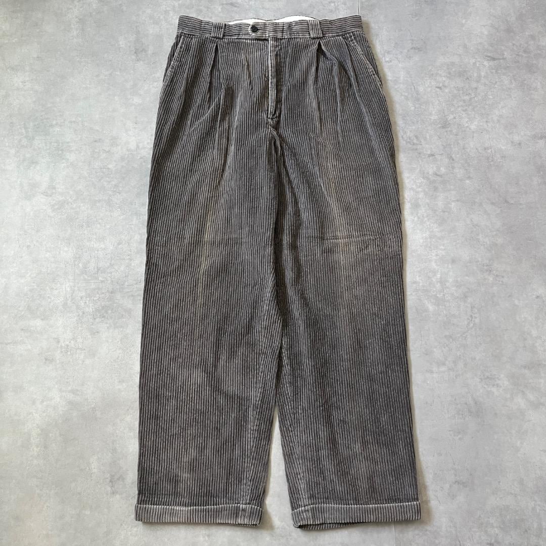 ハガー W34 コーデュロイ チノパン 90s USA製 グレー 17098