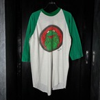 【80s USA】RUSSELL ATHLETIC　ラッセルアスレティック 金タグ　カーミット　ハンドペイント　ラグランTシャツ