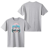 Women's Cotton Front & Back Printing T Shirt Retro 4610