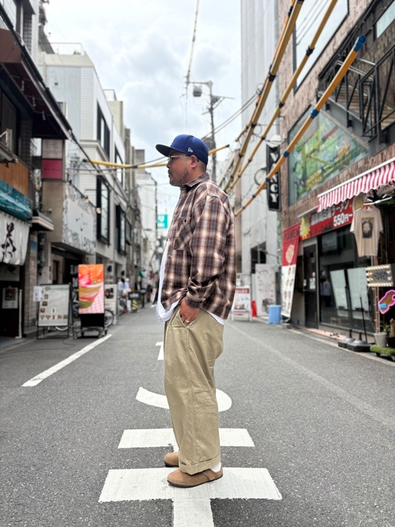 GENIUS CRAft / OMBRE CHECK SHIRT L/S / オンブレーチェックシャツ / ワイドシルェット / ボックスシルエット - 9