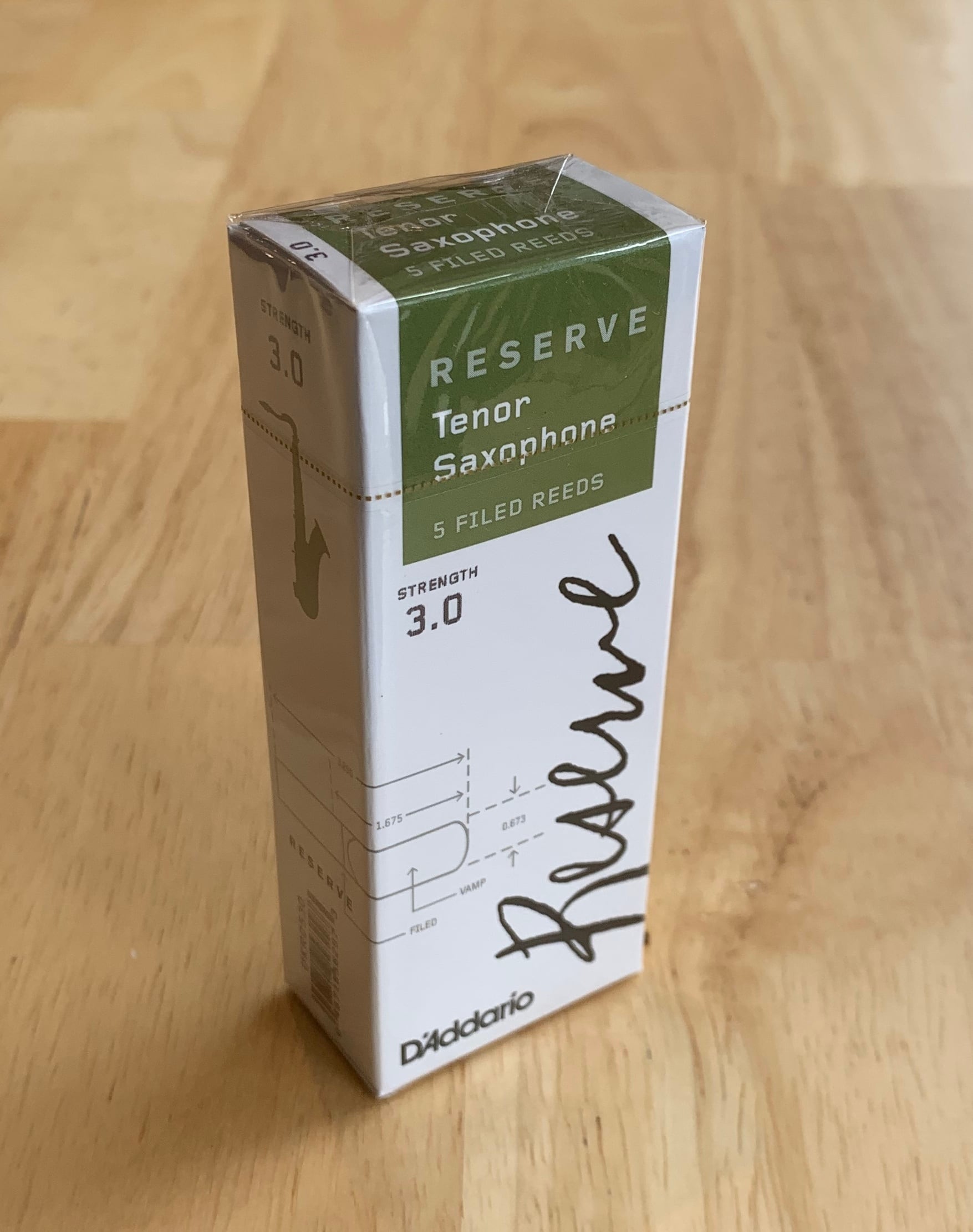 D'Addario Reserve アルトサックスリード 3.0 3箱セット 【公式通販】