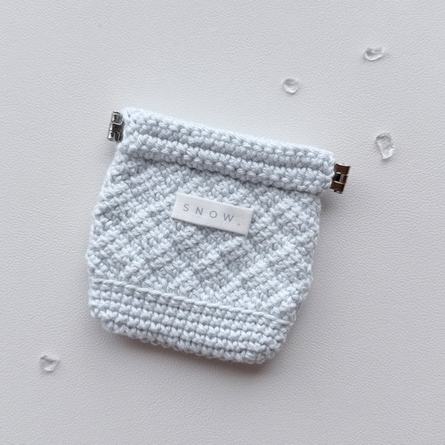 Snap Pouch〈 Mist Blue 〉