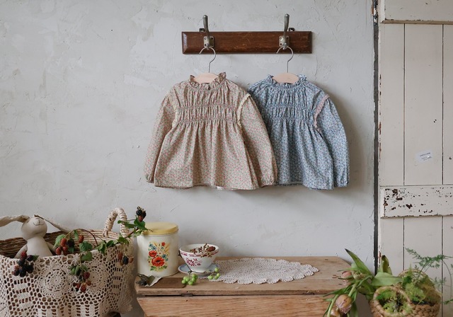 【取寄】flo｜blossom blouse｜ブロッサムブラウス｜90-140｜kids&jr｜26 autumn