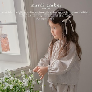 «予約»«Mardi Amber» スウィートハートブラウス 2colors