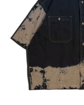 【数量限定販売】黒染めツイルワークシャツ　ツチノコ