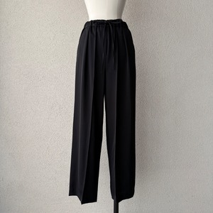 VEVIRED トリアセテートピンタックワイドパンツ 11349