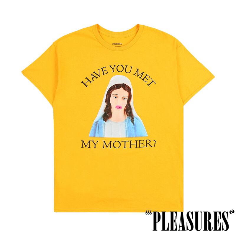 【PLEASURES/プレジャーズ】MOTHER T-SHIRT Tシャツ / GOLD イエロー | AnKnOWn LAB powered by  BASE