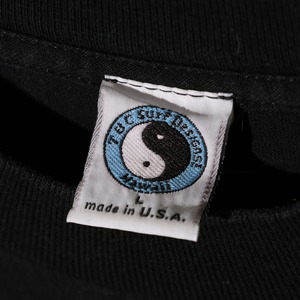 美品 L 90s USA 陰陽 T&C Surf サーフTシャツ ブラック 黒