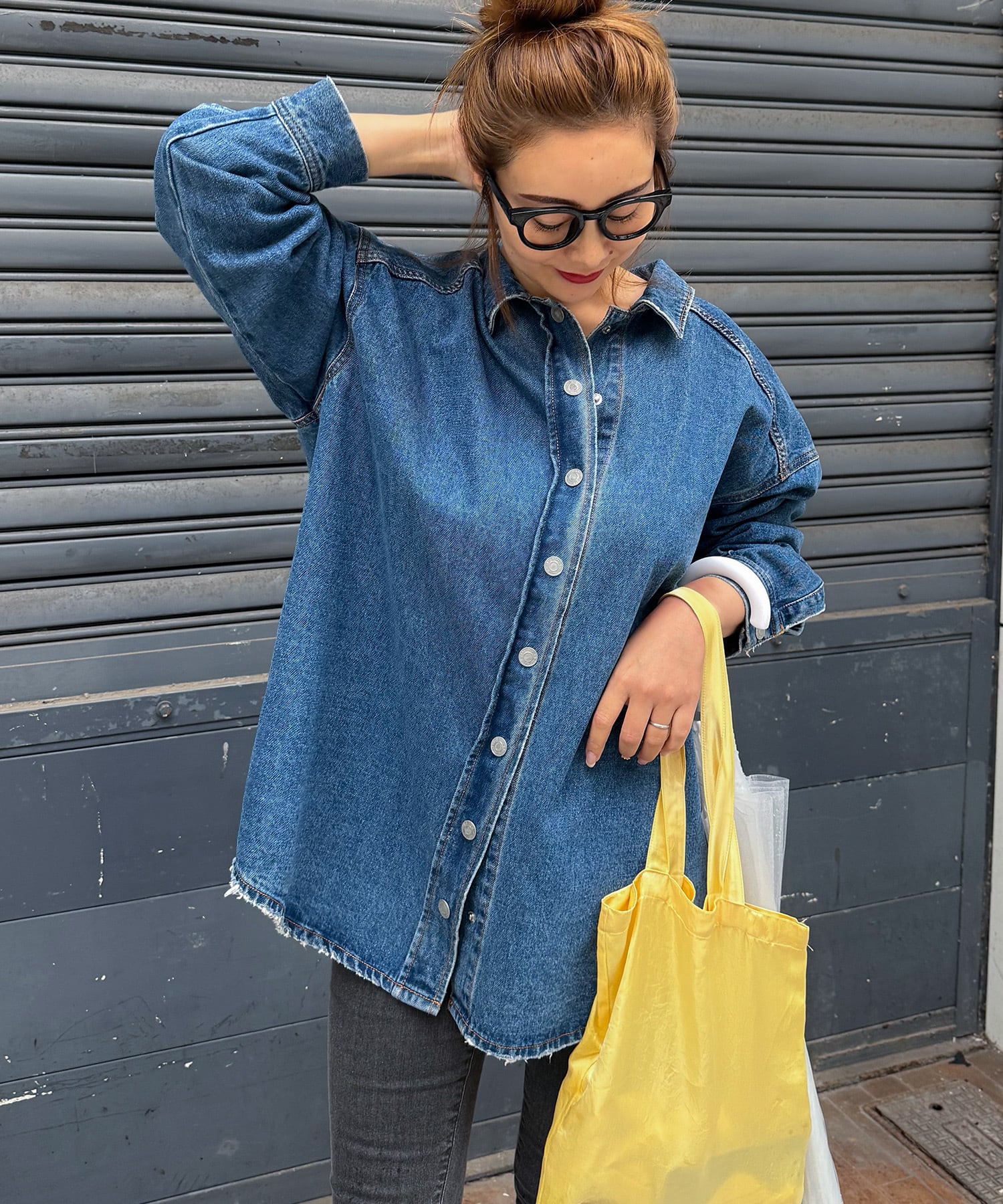 オーバーサイズデニムシャツ | PICHI