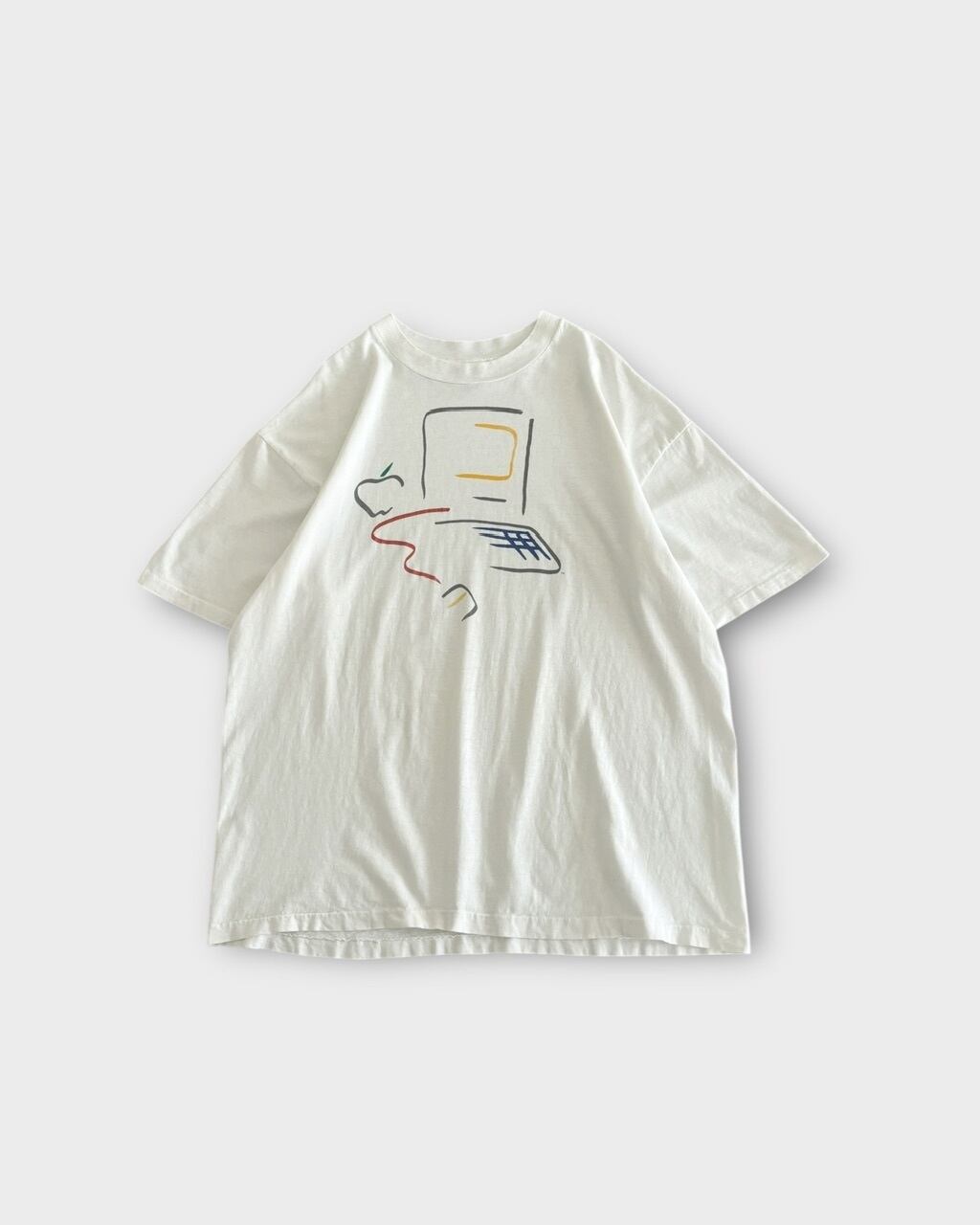 80s USA製 Apple T-shirt