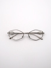 Glasses 022 Silver Prism (Clear)