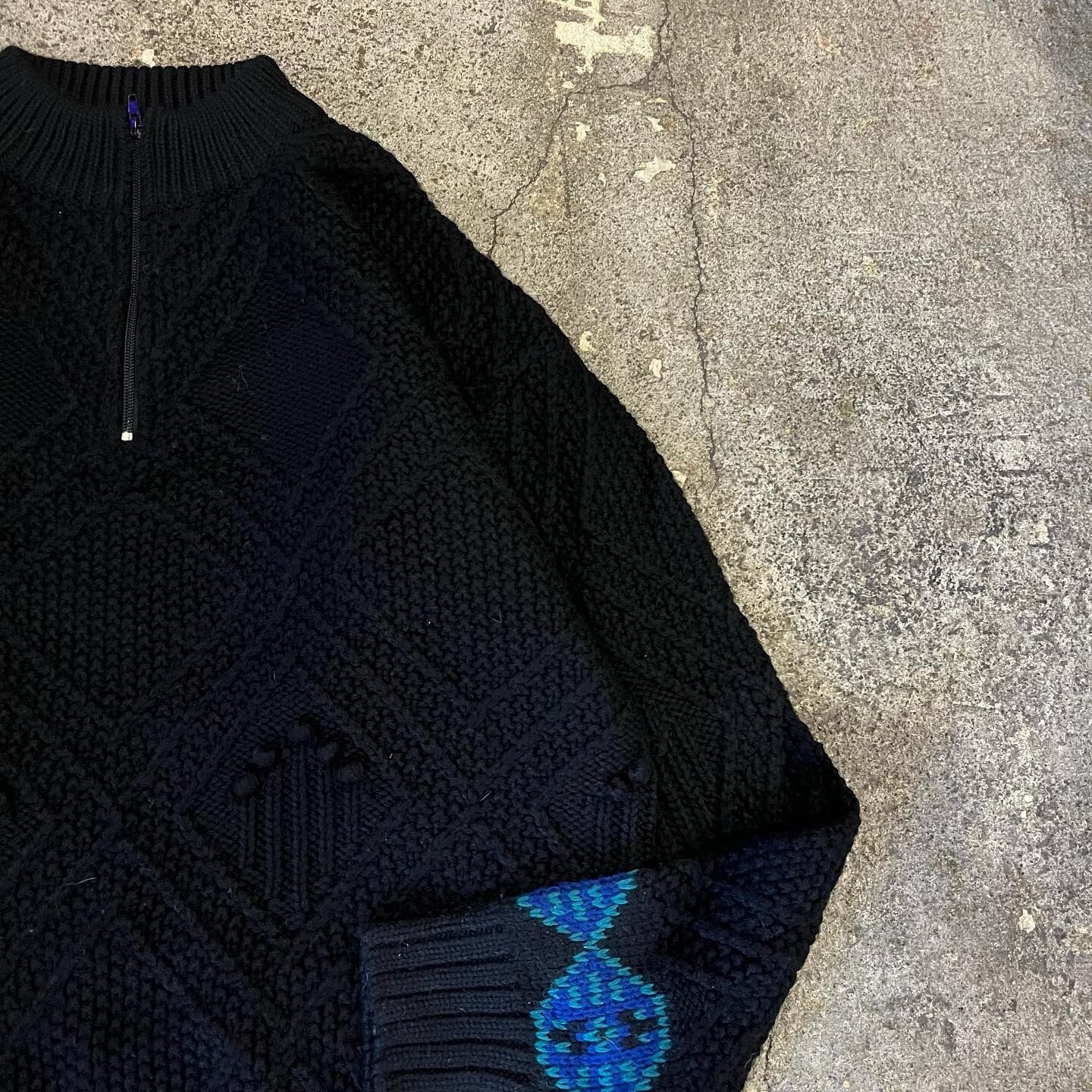 90s Eddie Bauer half zip knit | What