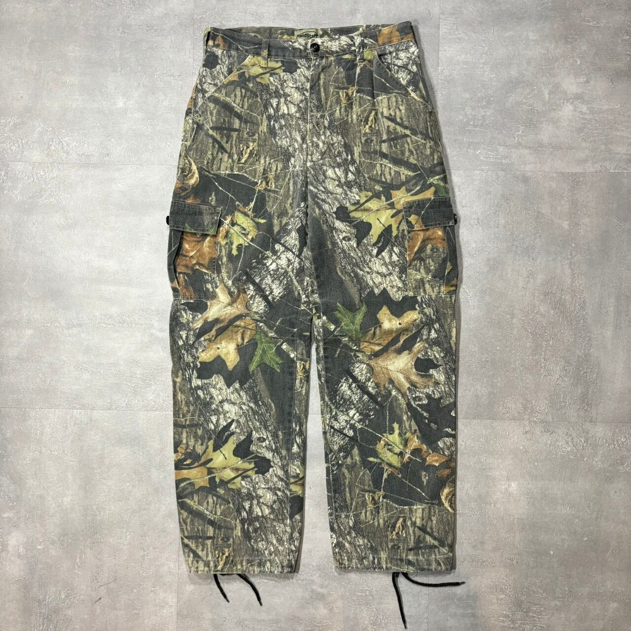 《実寸W34 L31》 FieldStaff フィールドスタッフ リアルツリーパンツ カーゴパンツ ドローコード ウエストアジャスター no.4004