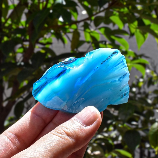 シエラネバダ産 アンダラクリスタル原石 トロピカルブルーハーモニー