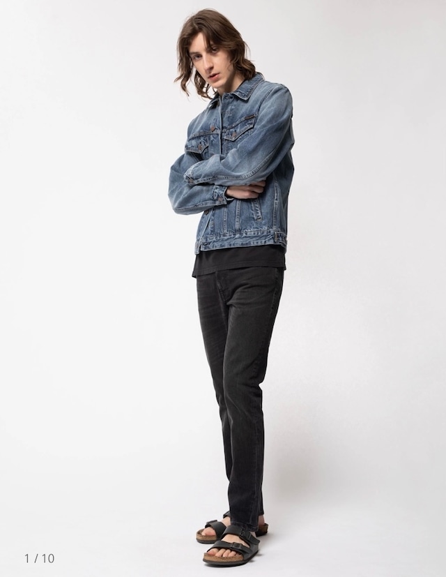 Nudie jeans ヌーディージーンズ  Bobby Blue Tribe Denim G-jkt