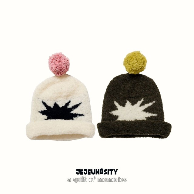 【取寄】jejeunosity｜pom pom beanie｜ポンポンビーニー｜FREE｜kids&jr｜26 autumn