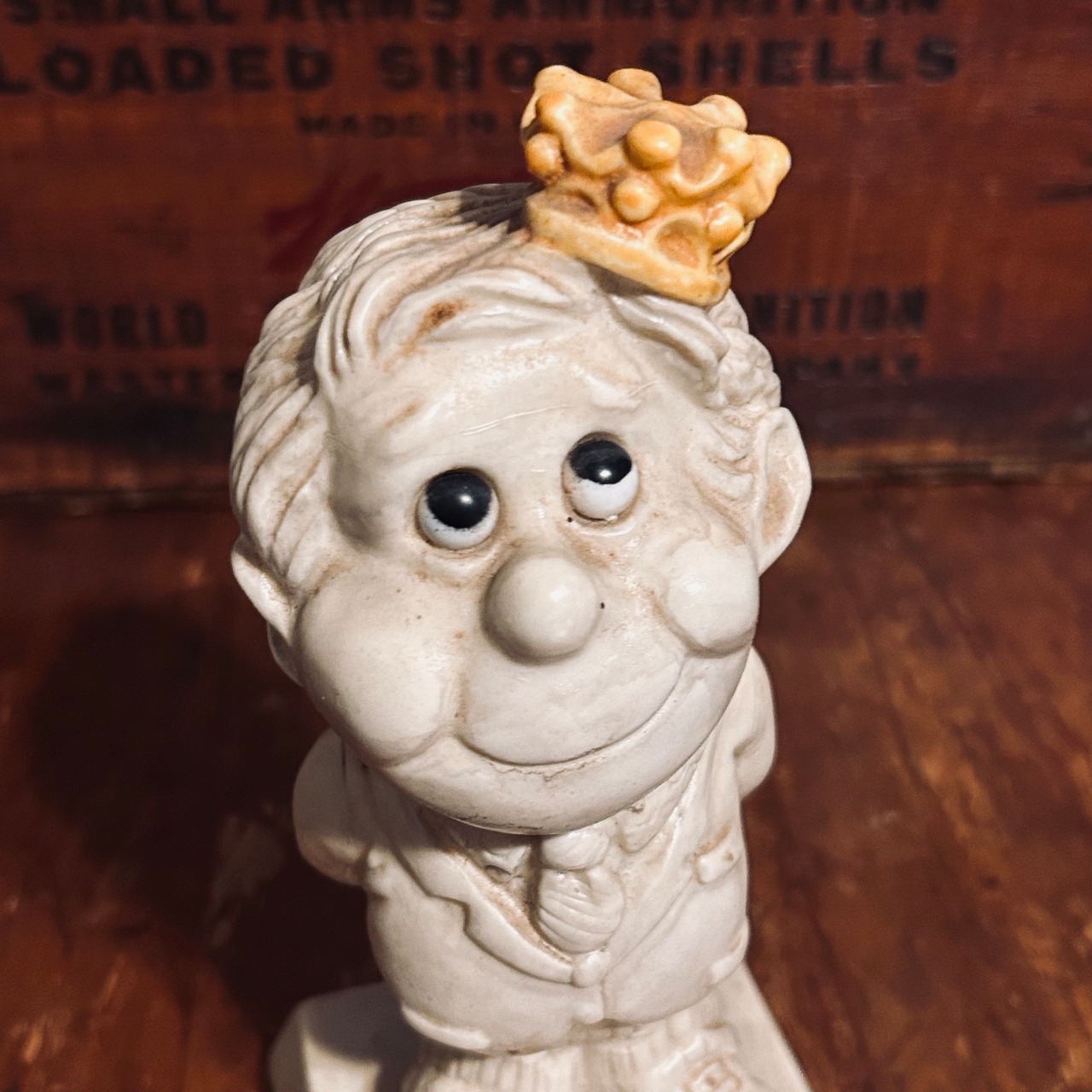 1973 ラス・ベリー キング・オブ・ダッズ ヴィンテージ メッセージドール R&W BERRIES “THE KING OF DADS” Sillisculpt   D-664