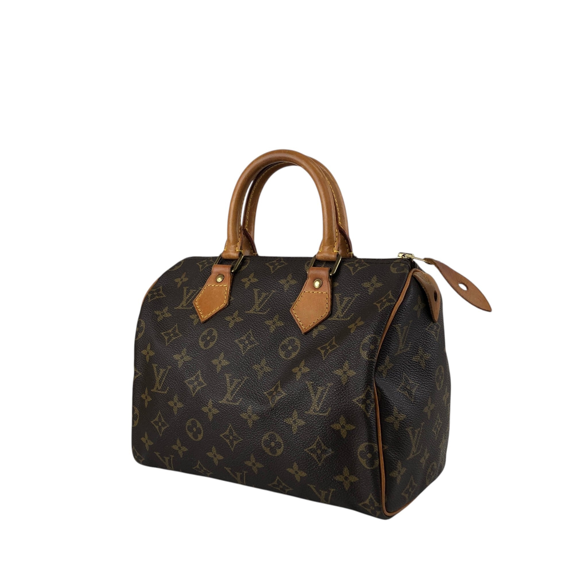 LOUIS VUITTON ルイヴィトン モノグラム ハンドバッグ ブラウン PVC