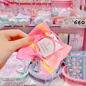 【R7】46-10テレコリボンツインヘアゴム