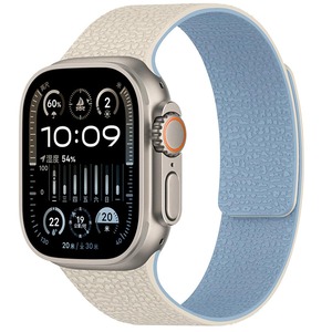 【在庫のみ】GAGULA アップルウォッチ バンド マグネット シリコン Apple Watch バンド 強磁力 交換ベルト 49mm 46mm 45mm 44mm 42mm 41mm 40mm 38mm 簡単装着 ライチ風 軽量 11 10 9 8 7 6 5 4 3 2 1/Ultra/Ultra 2/Ultra 3/SE/SE2/SE3に対応