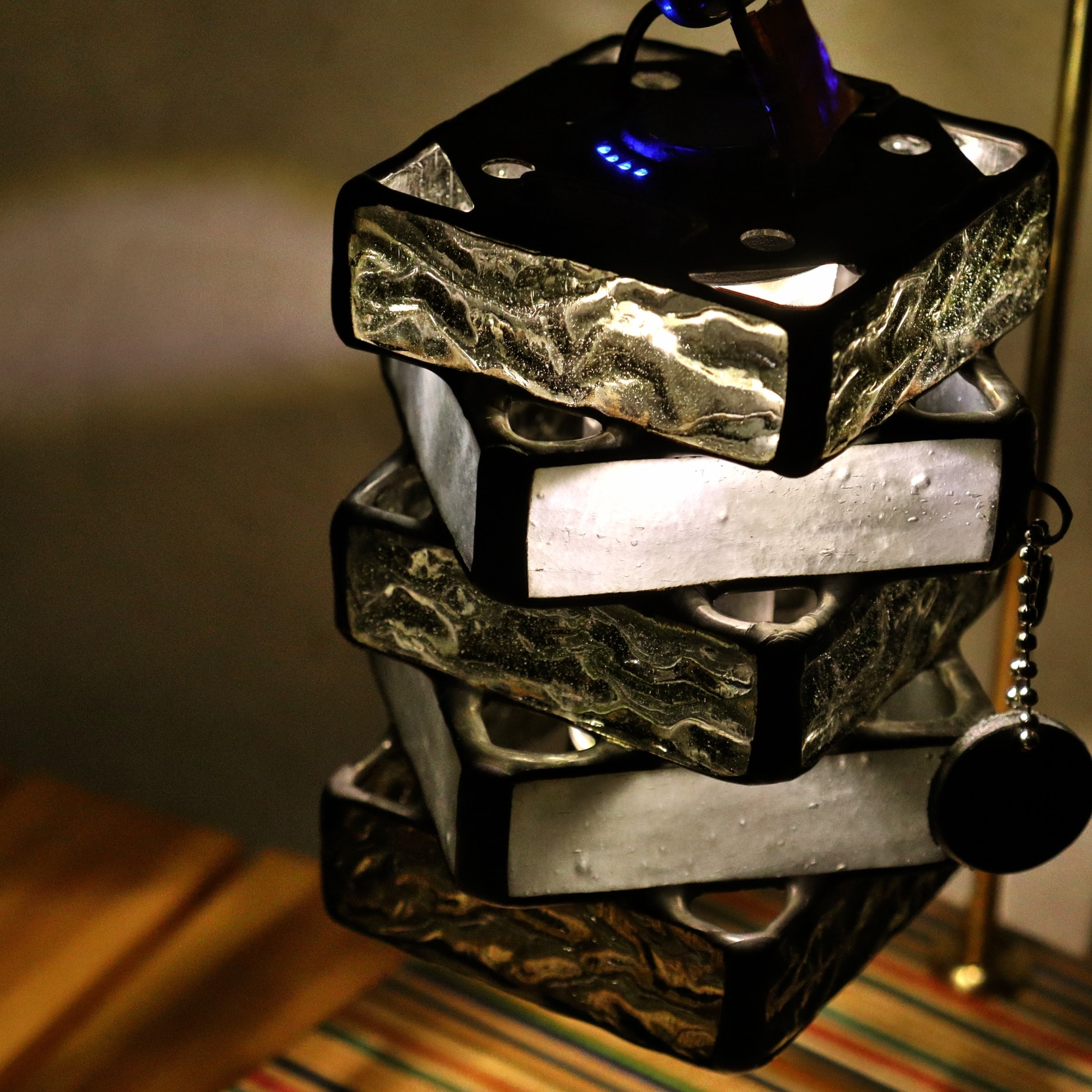 "CUBICLE"【CLEAR BLACK×GREIGE】