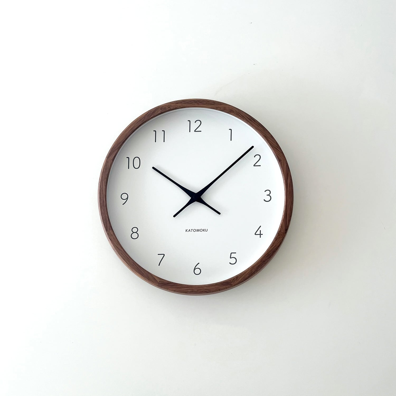 KATOMOKU muku clock 7 ウォールナット km-93WA 掛け時計 | 加藤木工