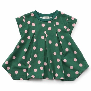 水玉トップス【90-130cm】Green