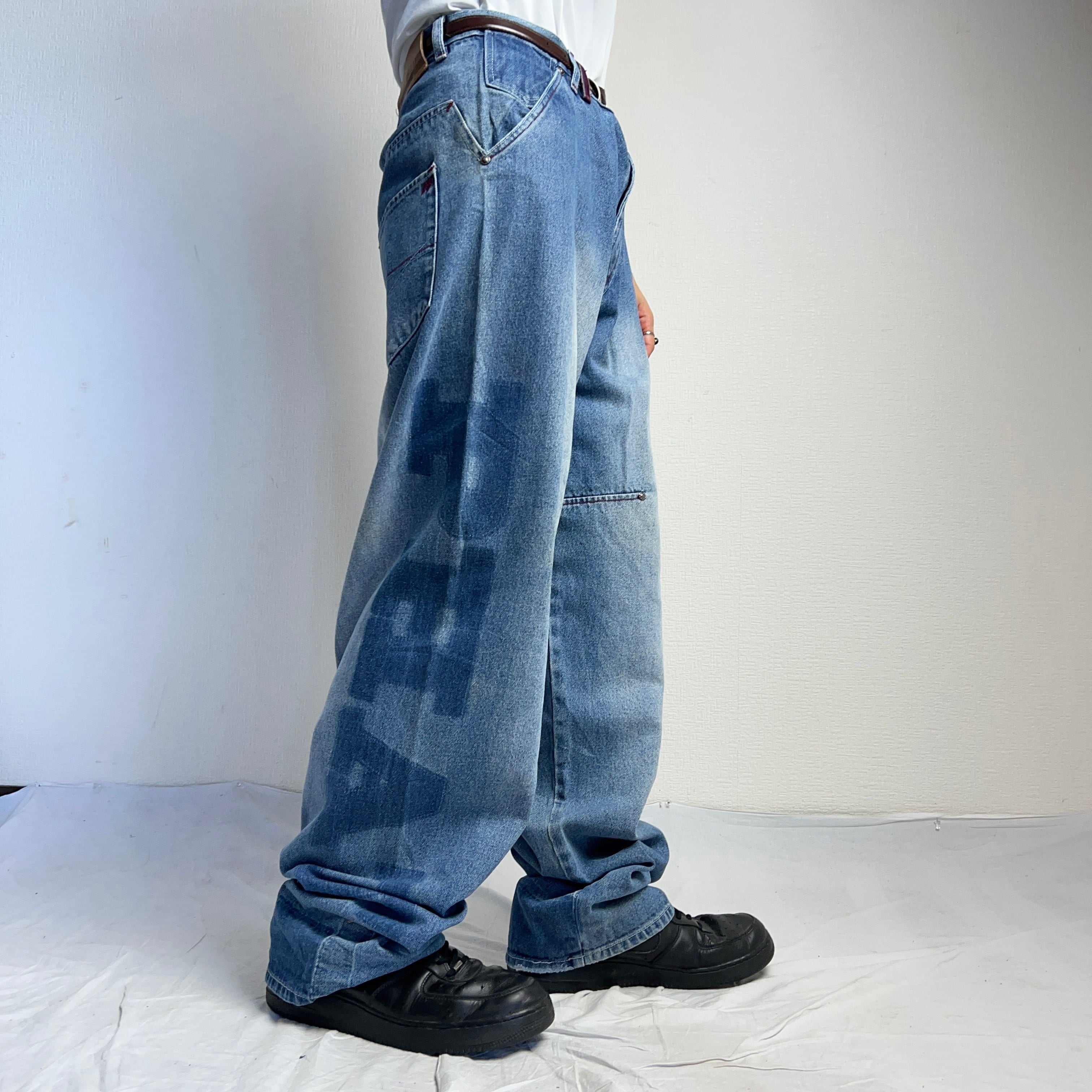 PHAT FARM” DENIM PANTS W36 ファットファーム ワイドデニム