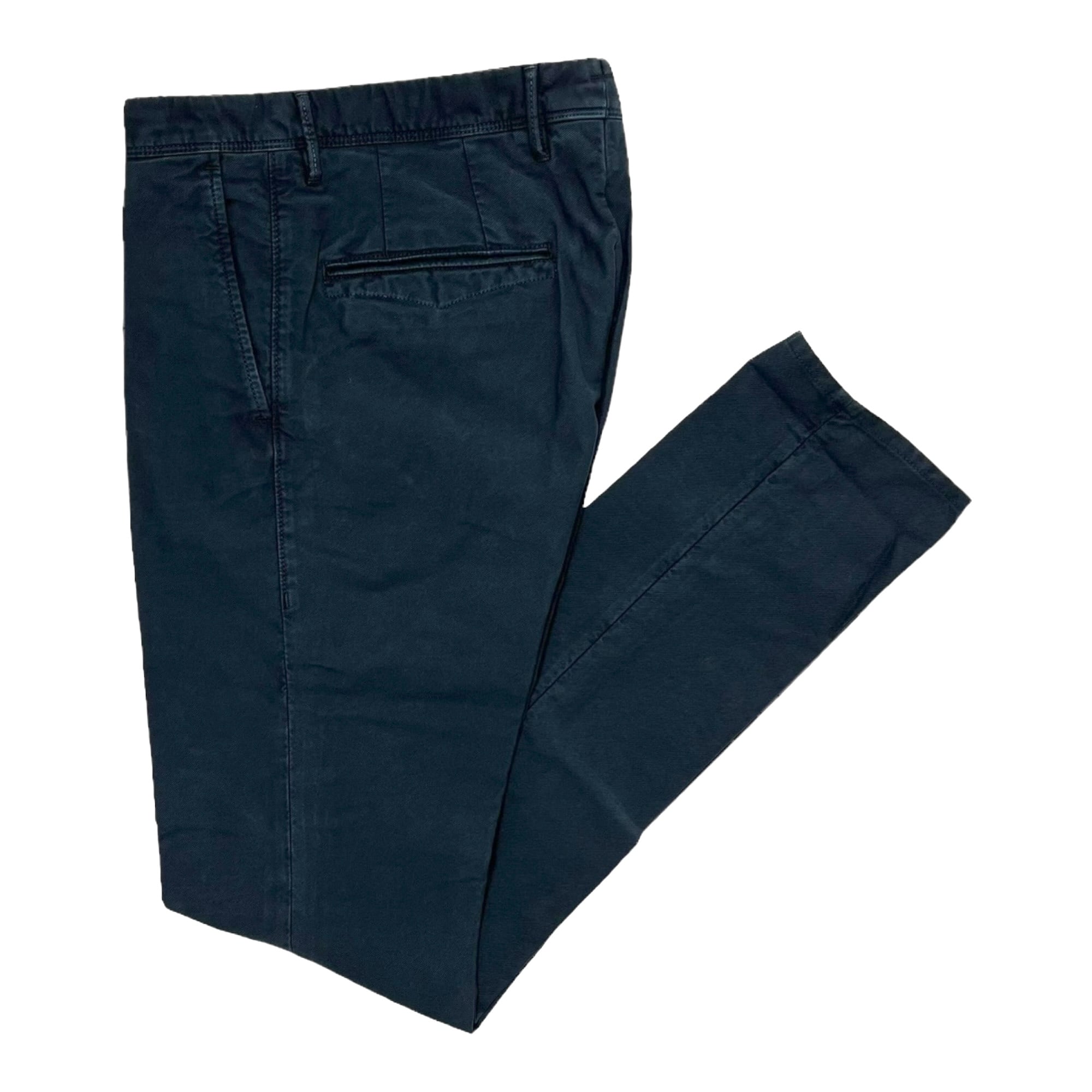 INCOTEX(インコテックス) COTTON STRETCH SLACKS"SLIM FIT"(18S100-4611D-827)/NAVY