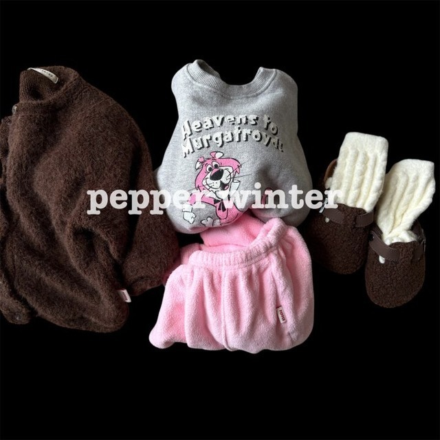 予約⌇pepper / Pin tuck fleece jogger