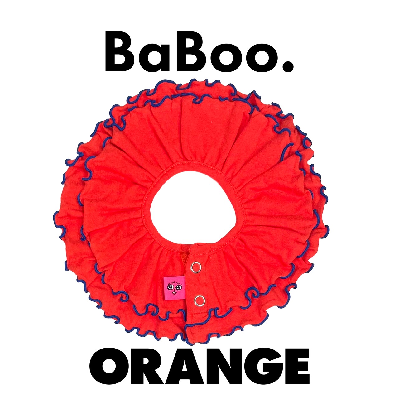 Baboo BiB - Orange×Blue Line