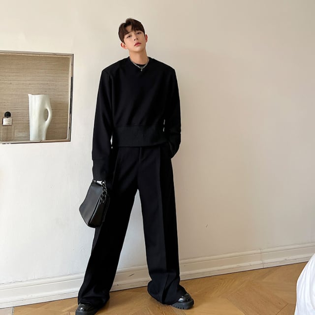 予約販売】メンズ セットアップ 上下 モード シック 無地