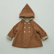 〈 eLfin Folk 〉elf coat / elf-555F09 / アウター / milky brown / 110〜130