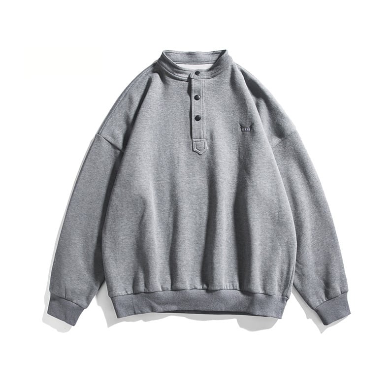 ★LOOSE ROUND NECK SWEATER　　02034