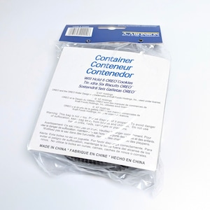 【 Sweets Plastic Container ( スイーツ プラスチック コンテナー ) 】 OREO ( オレオ )& Ritz(リッツ) / 小物入れ / コンテナ / キャンディボックス〚アメリカン雑貨 アメトイ〛