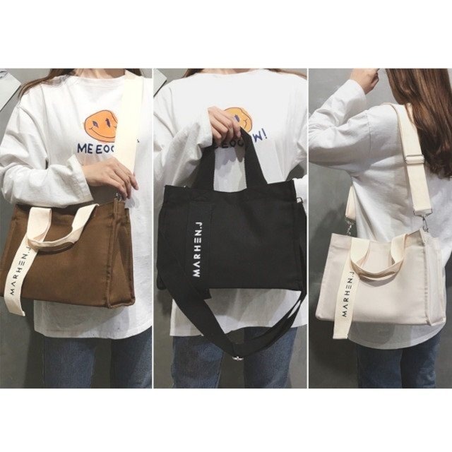 ショルダーバッグ トートバック ミニバッグ 仕切りバッグ レディース キャンパス 帆布 おしゃれ かわいい 軽量 軽い 小さめ 大容量 通勤 通学 斜め掛け 送料無料 Tukasa K