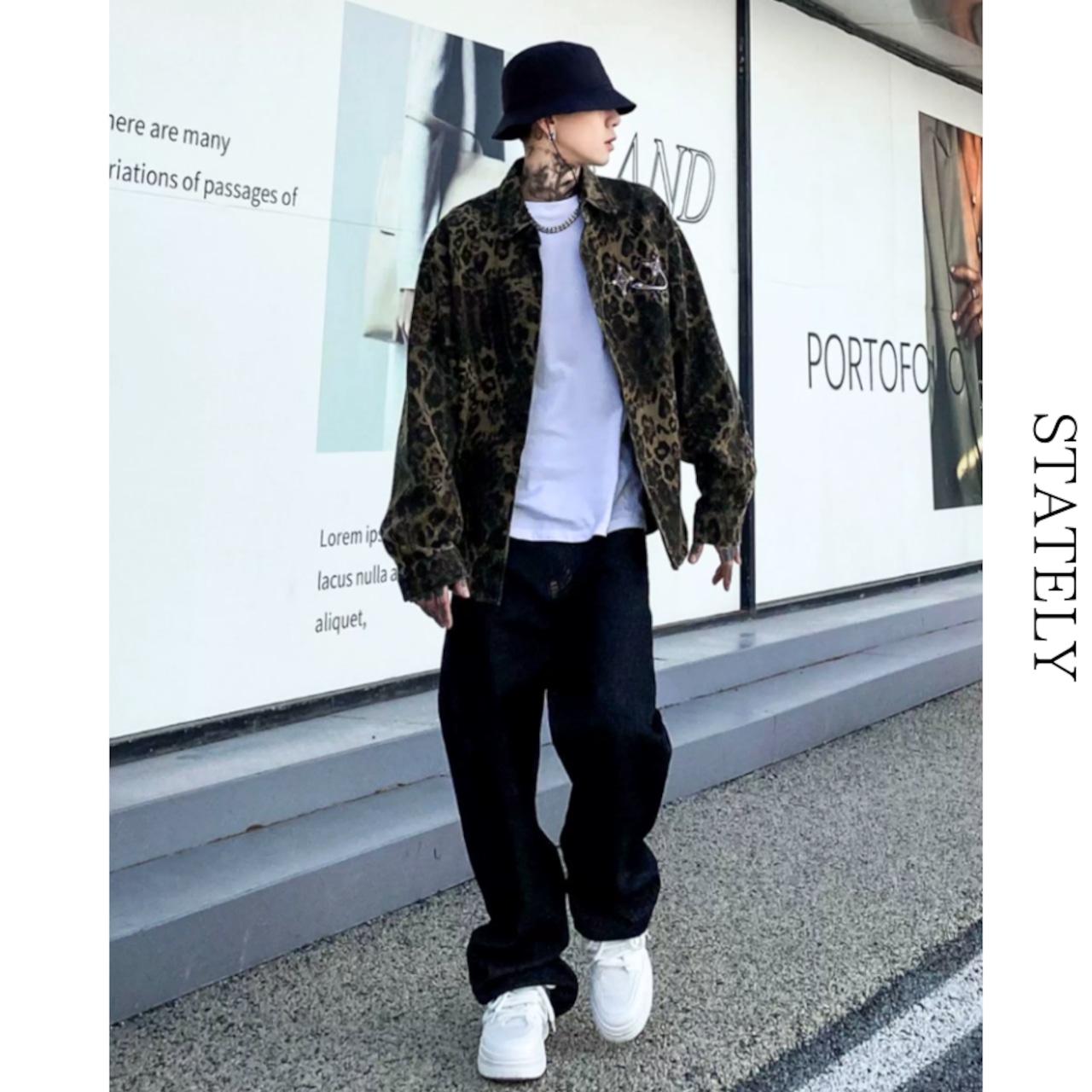 Shadow Leopard シャツ Jacket_O04・画像2