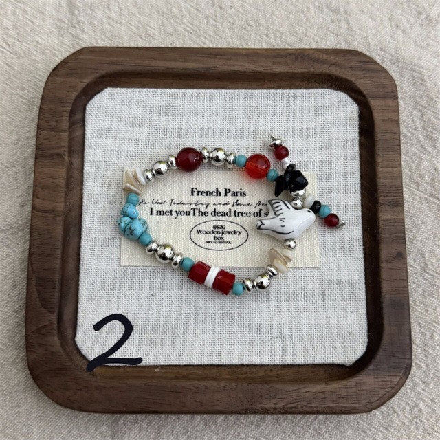 Freesiaカートゥーンビーズブレスレット 6s