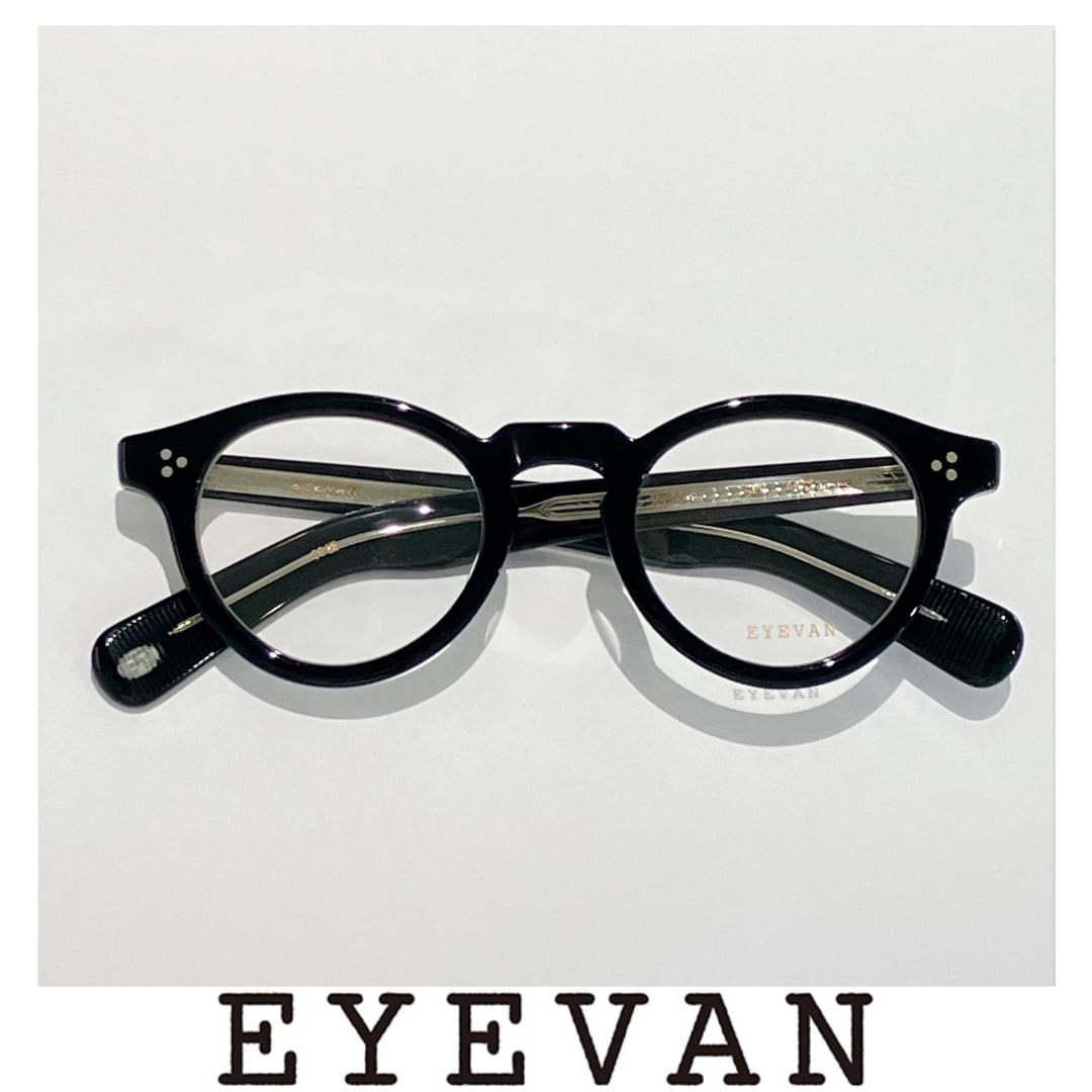 アイヴァン EYEVAN メガネ 眼鏡 45□23-145 黒 EYEVAN メガネ CONNER PBK 46□23-145 アイヴァン | メガネや