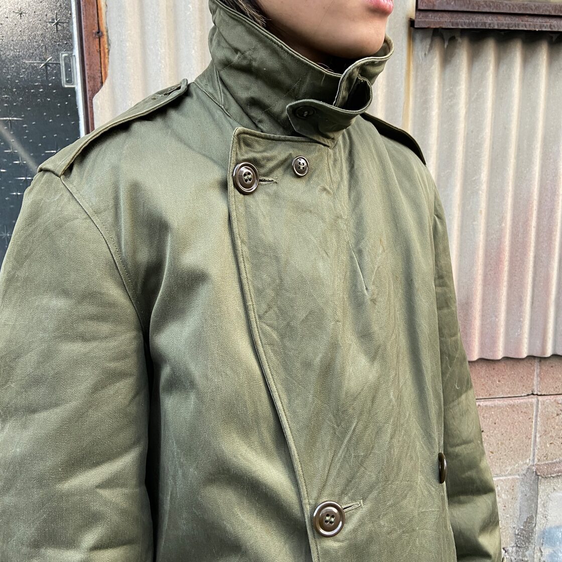 50年代 米軍実物 アメリカ陸軍 U.S.ARMY M-1950A ミリタリー トレンチ 