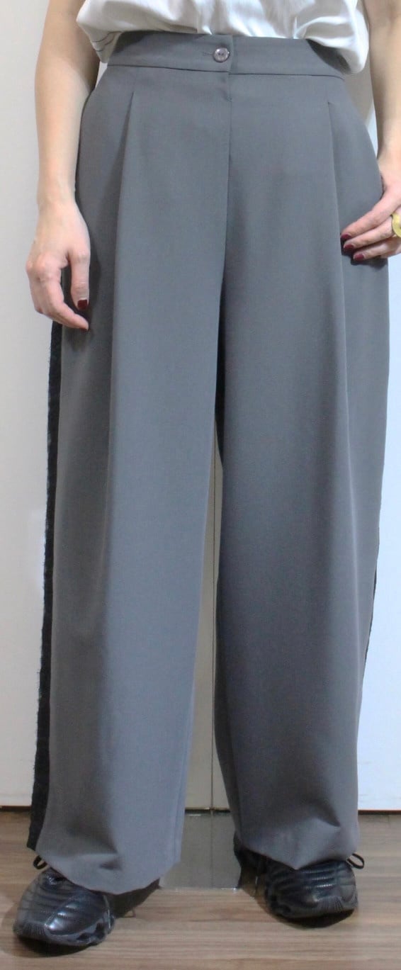 パンツ WOOL KERSEY EXTRA WIDE TROUSERS ssstein