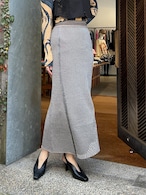 【24SS】Mame Kurogouchi マメクロゴウチ / Spots Pattern Knitted Skirt